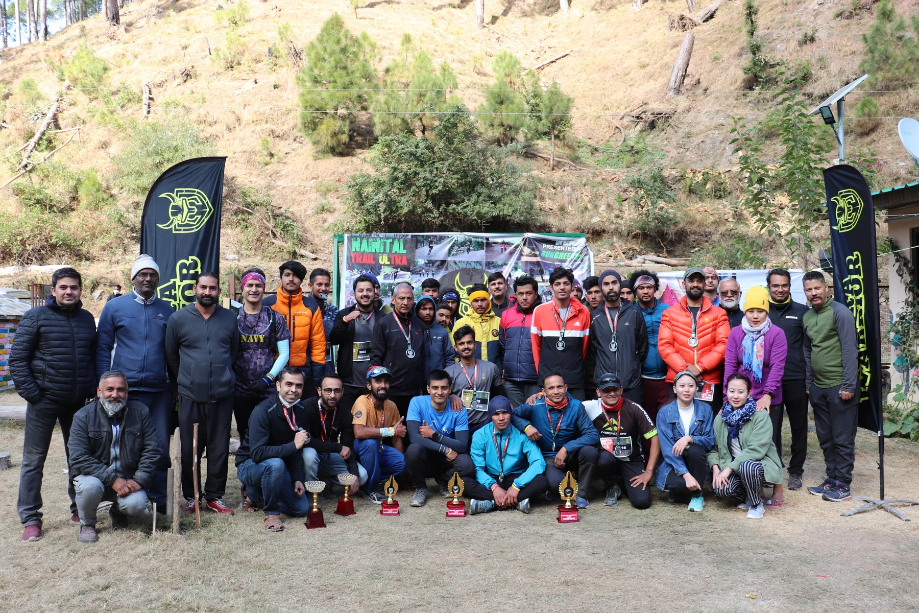 Nainital Trail Ultra archive: Nainital Trail Ultra participants together at the event venue